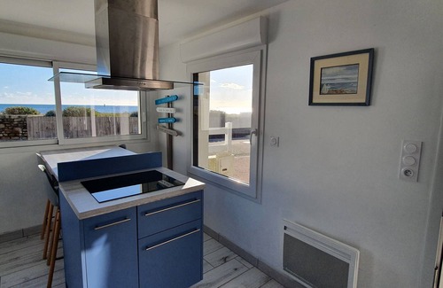 Treffiagat Maison | Men Birnik - pleine vue mer sur l'océan à La Pointe