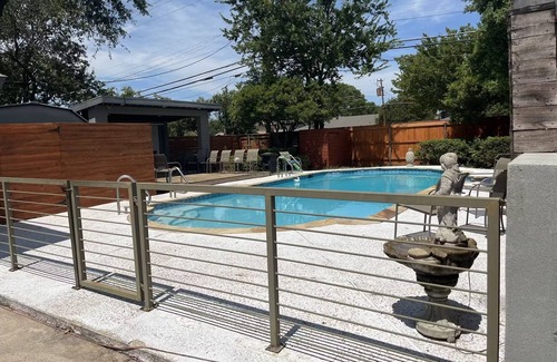 Dallas Maison | Mid Century Modern Home with Pool and LOW KEY Party space