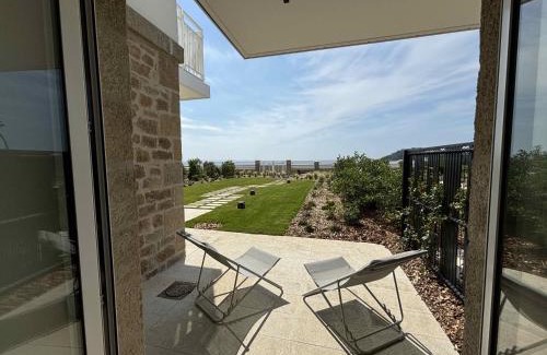 Trebeurden Appartement | Milliau T2 piscine et vue mer