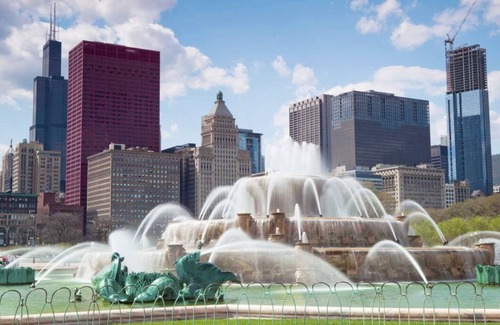 Downtown Chicago Appartement | Luxe 3 lits / 2. 5Bath Apt w / Million Dollar Skyline Views! Garage inclus!