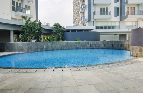 Bumi Serpong Damai Appartement | Minimalist And Warm Studio Casa De Parco Apartment