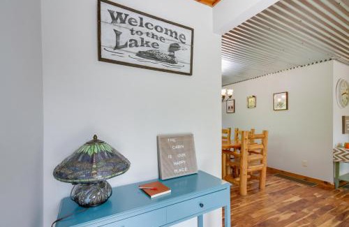 Ossipee Maison | Minnesota Cabin with Deck and Private Beach