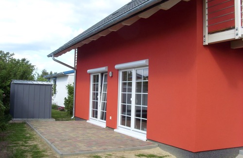 Monkebude Maison | Mint maison de vacances à Mönkebude avec vue sur la lagune de Szczecin sur Usedom