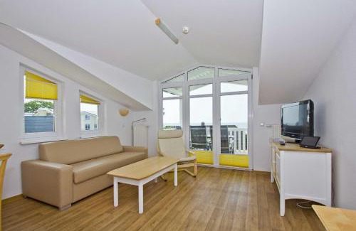 Gohren Appartement | mit Meerblick und Balkon, gratis Nutzung vom AHOI Erlebnisbad und Sauna in Sellin - Meeresblick FeWo 16