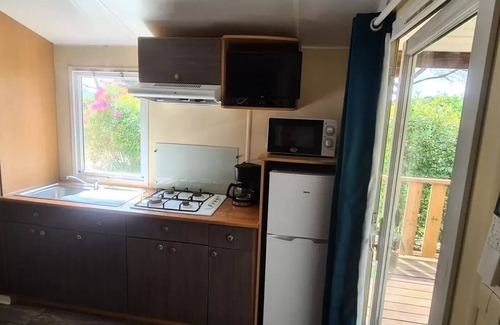 Bizanet Maison | Mobil Home Cigale + Clim + TV 32m² - 2 bedrooms 4 people