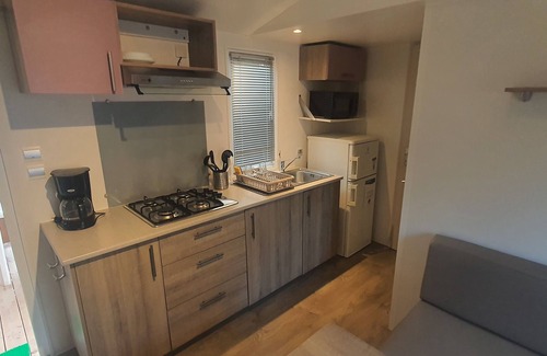 Nans-les-Pins Maison | Mobil home prèmium 5 couchages camping **** label clefs vertes 2025