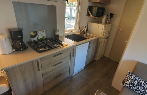 Nans-les-Pins Maison | Mobil home prèmium 5 couchages camping **** label clefs vertes 2025