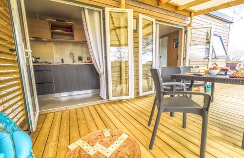 Landudec Maison | Mobil-home + TV + Plancha | Parc aquatique