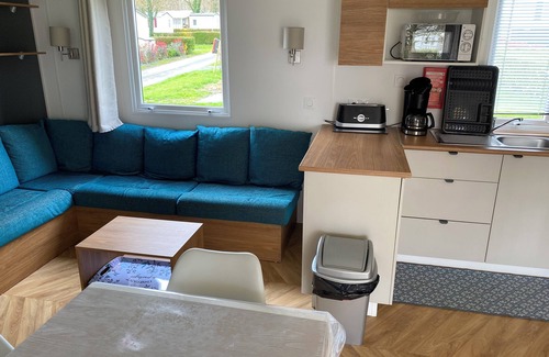 Litteau Maison | Mobile home agréable situé dans camping à 40 mn des plages du débarquement