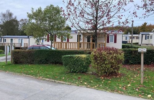 Litteau Maison | Mobile home agréable situé dans camping à 40 mn des plages du débarquement