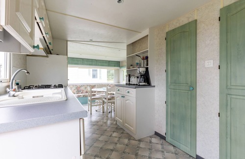 Queyrac Location De VR | Mobil-home 3 Personnes au Lac d'Isachris - Idéal pour Pêche, Randonnée et Détente dans le Médoc