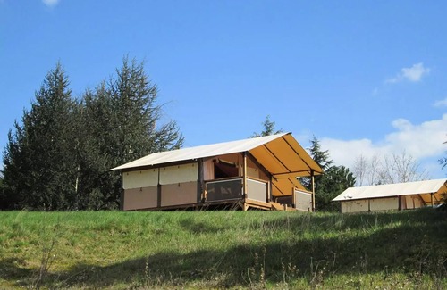 Saint-Paul-de-Vezelin Maison | Mobilheim 25m2 2 Schlafzimmer mit TV und Klimaanlage 5 Personen