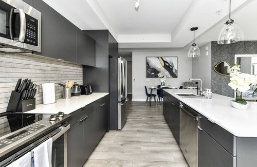 Crystal City Appartement | Modern 2BR Oasis with Scenic Rooftop & Gym ﻿