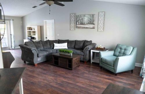 Spring Hill Maison | Modern 3BR Home, Saltwater Pool, Fenced Yard