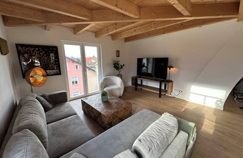 Bad Doberan Appartement | Modern and comfortable apartment with 2 bedrooms, tower room and balcony.