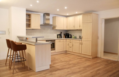 St. Blasien Appartement | Modern apartment with private sauna, close to bathing lakes, ski lift and thermal baths