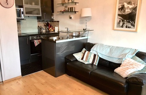 Les Deux Alpes Appartement | Studio chic, Les 2 Alpes, vue panoramique glacier, au pied des pistes, nouveau téléski rapide 200 m