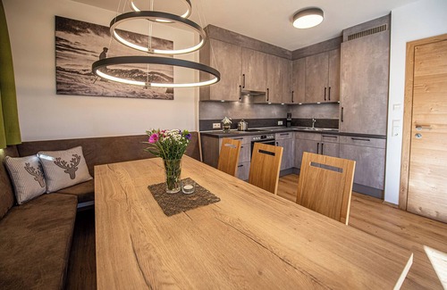 Hochkrimml Appartement | Modern apartment with mountain view, sauna, and proximity to the lift in the Zil
