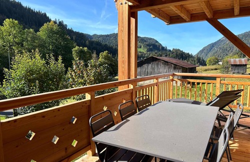Les Gets Appartement | Appartement neuf aux Gets, proche remontées mécaniques, terrasse sud, 6 couchages, garage, WiFi