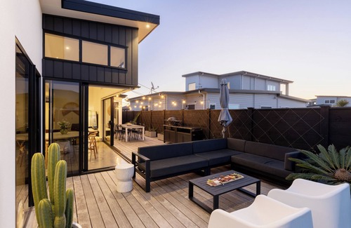 Papamoa Beach Maison | Modern Beachside Oasis with Private Heated Pool - Pet Friendly!