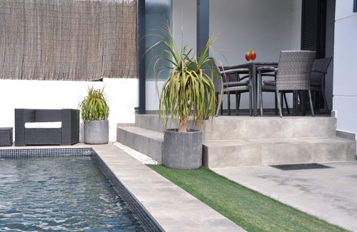 Cala Pi Maison | Modern bungalow with heated pool, 50m from the sea - whirlpool -