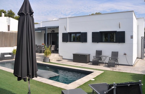 Cala Pi Maison | Modern bungalow with heated pool, 50m from the sea - whirlpool -
