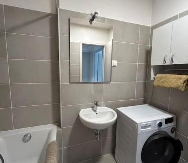 Ujlipotvaros Appartement | Modern cabin with garage