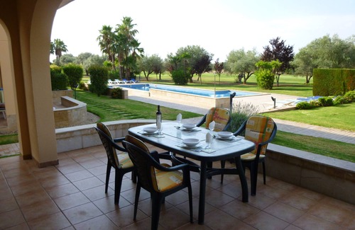 San Jorge Maison | Maison duplex moderne avec vue sur la piscine et les jardins communaux au Golf Panoramica,