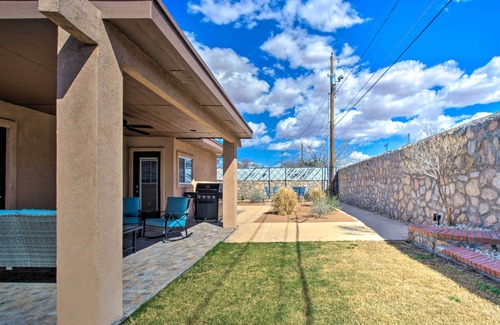 Northeast El Paso Cottage | Modern El Paso Home w/ Backyard & Fire Pit!