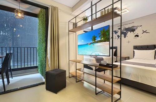 Bela Vista Appartement | Modern Kitchen Balcony Studio Air conditioning