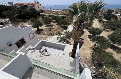 Koutsounari Appartement | Modern new apartments with pool balcony and sea view