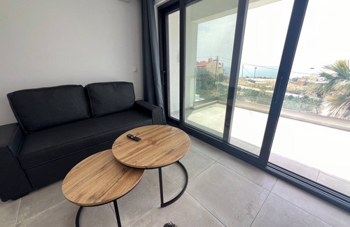 Koutsounari Appartement | Modern new apartments with pool balcony and sea view
