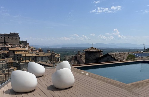 Soriano nel Cimino Appartement | Modern Studio | 17th Century Resort | Sleeps 2