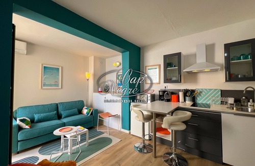 Cavaliere Beach Appartement | Studio moderne vue mer accès direct plage de Cavalière