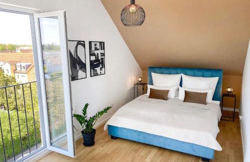 Freising Appartement | Modern & Stylisch - Penthouse-Feeling nahe Flughafen München