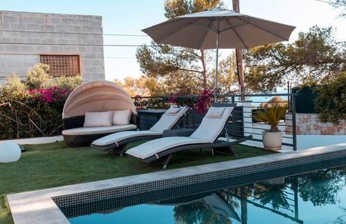 Cala Pi Maison | Maison de vacances neuve et bien équipée, vue mer, piscine privée, plage de rêve
