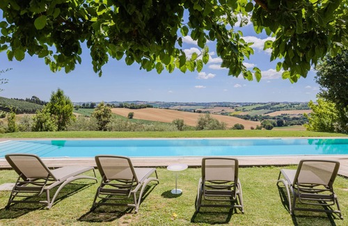 Ripe Villa | Modern villa with heated pool and Jacuzzi, near Ripe, just 20 minutes from the beach of Senigallia