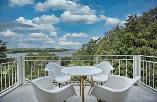 Lietzow Appartement | moderne Ferienwohnung mit Balkon, Meerblick - Ferienresidenz Zwei BoddenFeWo 1-5