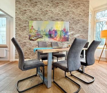 Center Appartement | Modernes City-Apartment mit Blick in den Park und 2 Bäder H9