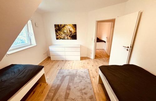 Artlenburg Appartement | Modernes Ferienhaus bei Lüneburg Terrasse, Grill & Garten für 6 Gäste