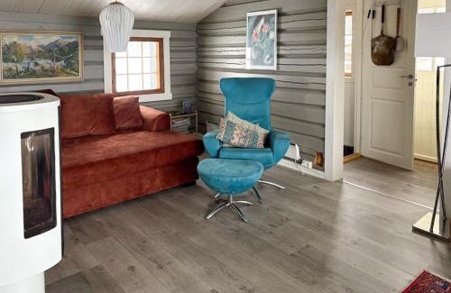 Vestre Slidre Maison | Modernized Log Cabin With Views Of The Mountains