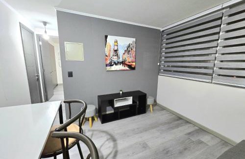 San Miguel Appartement | Moderno departamento full equipado en San Miguel, Santiago, a pasos del metro Departamental