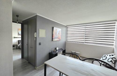 San Miguel Appartement | Moderno departamento full equipado en San Miguel, Santiago, a pasos del metro Departamental