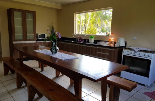 Centro Maison | Ferme de Santo Antônio - Mogi das Cruzes avec 90% de forêt atlantique (15 personnes)
