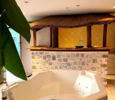 Saint-Leonard-de-Noblat Appartement | Mon Jacuzzi privé sur les pas de Compostelle