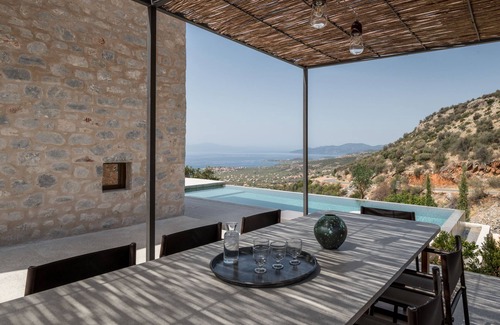Lefktron Villa | Monolithoi Sea View Villa 2 with private pool - 3 BDR