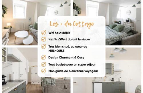 Mulhouse Appartement | MonSéjourCosy - Le Cottage - Studio - Cosy - Netflix