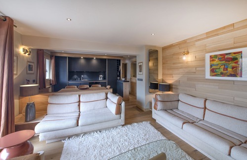 Le Planellet Appartement | Mont d'Arbois Luxueux 4 Pièces, piscine, accès pistes golf