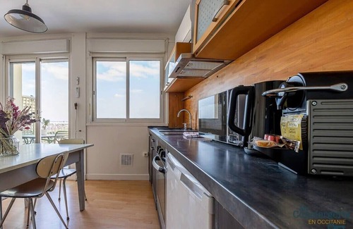 Saint - Aubin - Dupuy Appartement | Montaudran · Place Dupuy - Vue panoramique -Métro