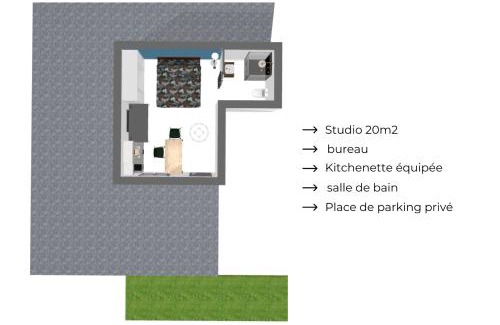 Mulsanne Appartement | Montino - Studio 5 min du circuit - Parking - Wifi